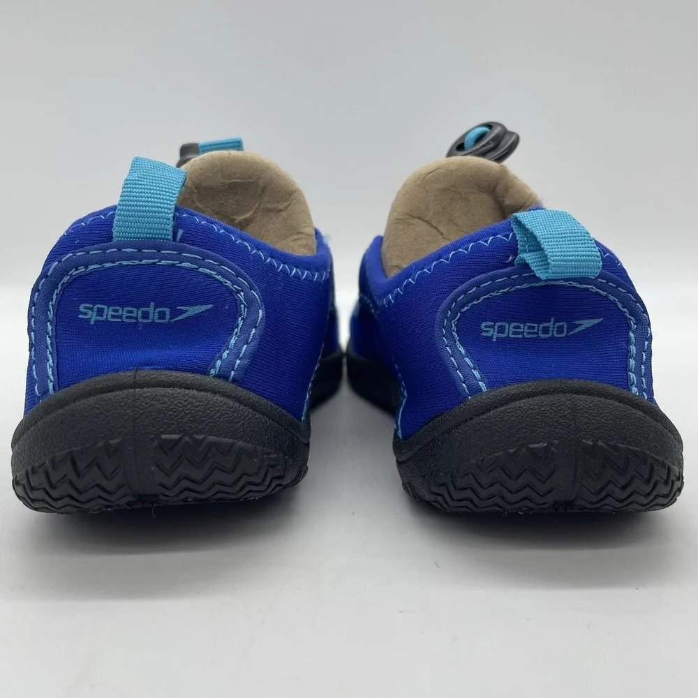 New SPEEDO Youth S‎ (13/1) Water Shoes Blue Swim Sneakers Outdoor Adjustable
